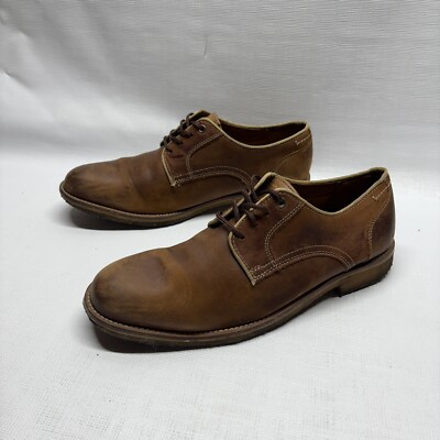 Johnston and Murphy J&M Brown Leather Crepe Sole Howell  display picture 1