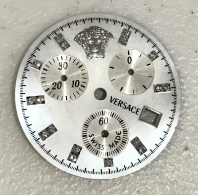 Versace Watch Diamond Dial Authentic Original Small Crack