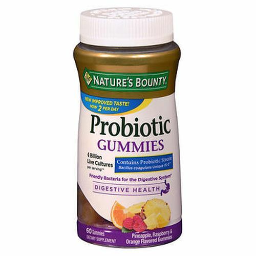 Nature's Bounty Probiotic Gummies Digestive Health 60 E eBay
