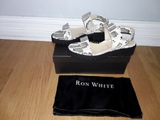 Ron White Catey Pitone Women's Color Nude Printed Calf Skin Shoes. Choose Size