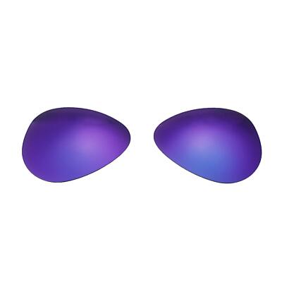 Walleva Polarized Purple Lenses For Ray-Ban Aviator Large Metal RB3025 55mm