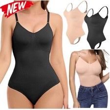 Women Bodysuit Tummy Control Thong Butt Lifter Corset Slim Body Shaper Shapewear