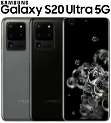 OPEN BOX Samsung Galaxy S20 Ultra 5G SM-G988U 128GB Factory Unlocked Smartphone