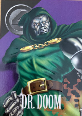 Marvel Vision Embossed Doctor Doom Fantastic Four #59 Fleer/Skybox 1996