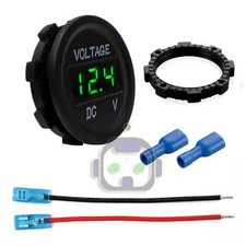 Led Digital Display Voltmeter Car Motorcycle Voltage Volt Gauge Panel Meter 12v