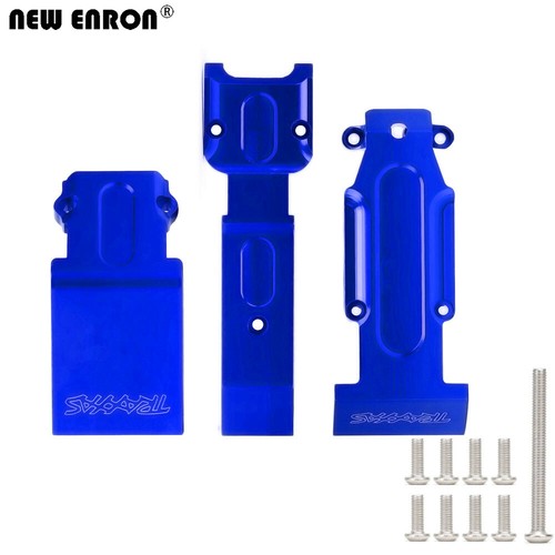 Aluminum Front Rear Skid Plate 5337 For 1/10 RC TRAXXAS Summit Slayer 4X4 E REVO - Picture 40 of 45