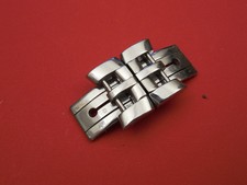 BAUME MERCIER SOLID SS CAPELAND AUTOMATIC BAND BRACELET 19MM BUCKLE