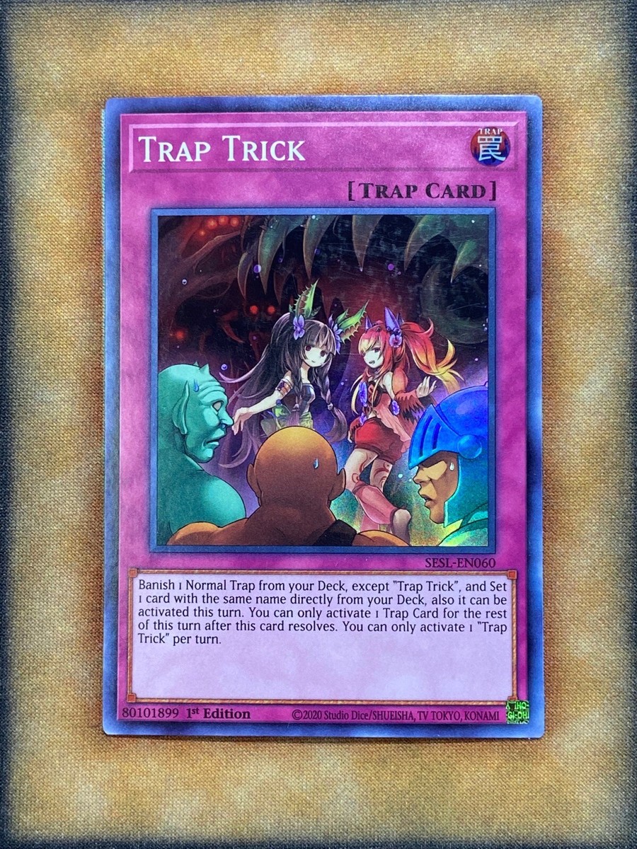 Yugioh Trap Trick SESL-EN060 Super Rare 1st Ed NM | eBay