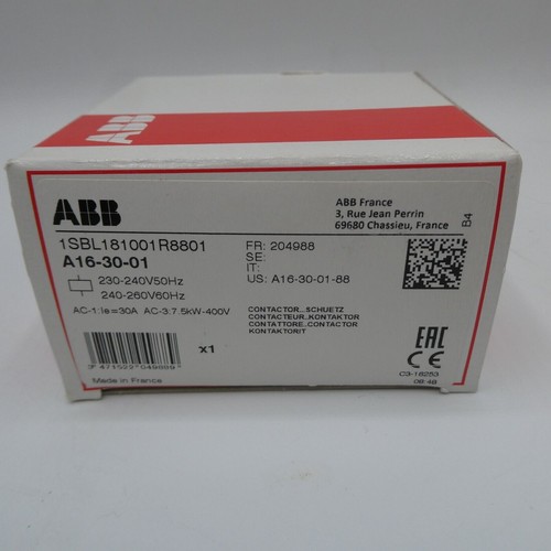ABB A16-30-01 16AMP POWER CONTACTOR COIL VOLTAGE 440VAC FAST FREEPOST - Picture 5 of 6