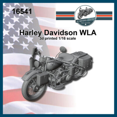 FC Model Trend 1/16 Harley-Davidson WLA Motorcycle 3D Printed Kit
