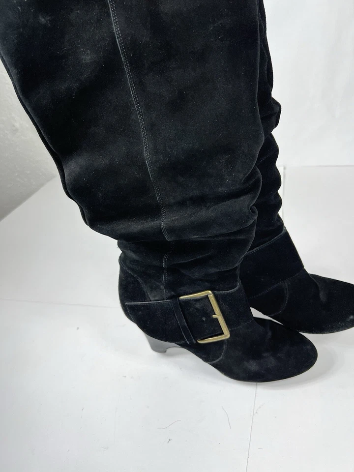 Vintage Boots Suede Piratecore Renaissance Witchy Regencycore Gothic Witchcore - Image 3 of 4