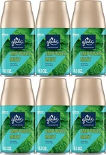 Glade Automatic Spray Refill Empower Mint Air Freshener  Home and Bathroom Pk. 6