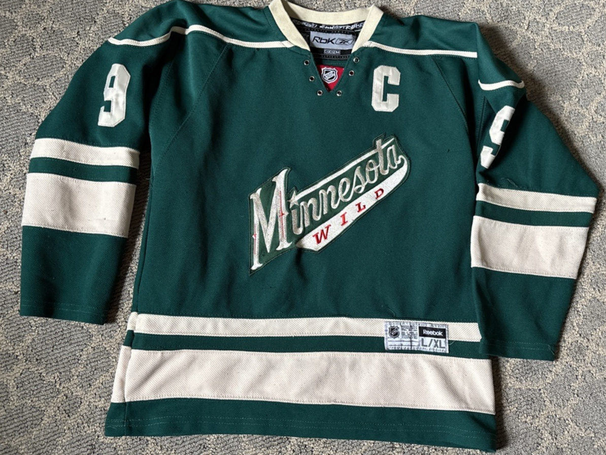 Reebok Minnesota Wild MIKKO KOIVU #9 Green Jersey Youth L/XL | eBay