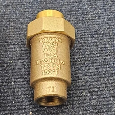 Zurn Wilkins 12UFX12F-700XL: Dual Check Valve with 1/2" Female Union