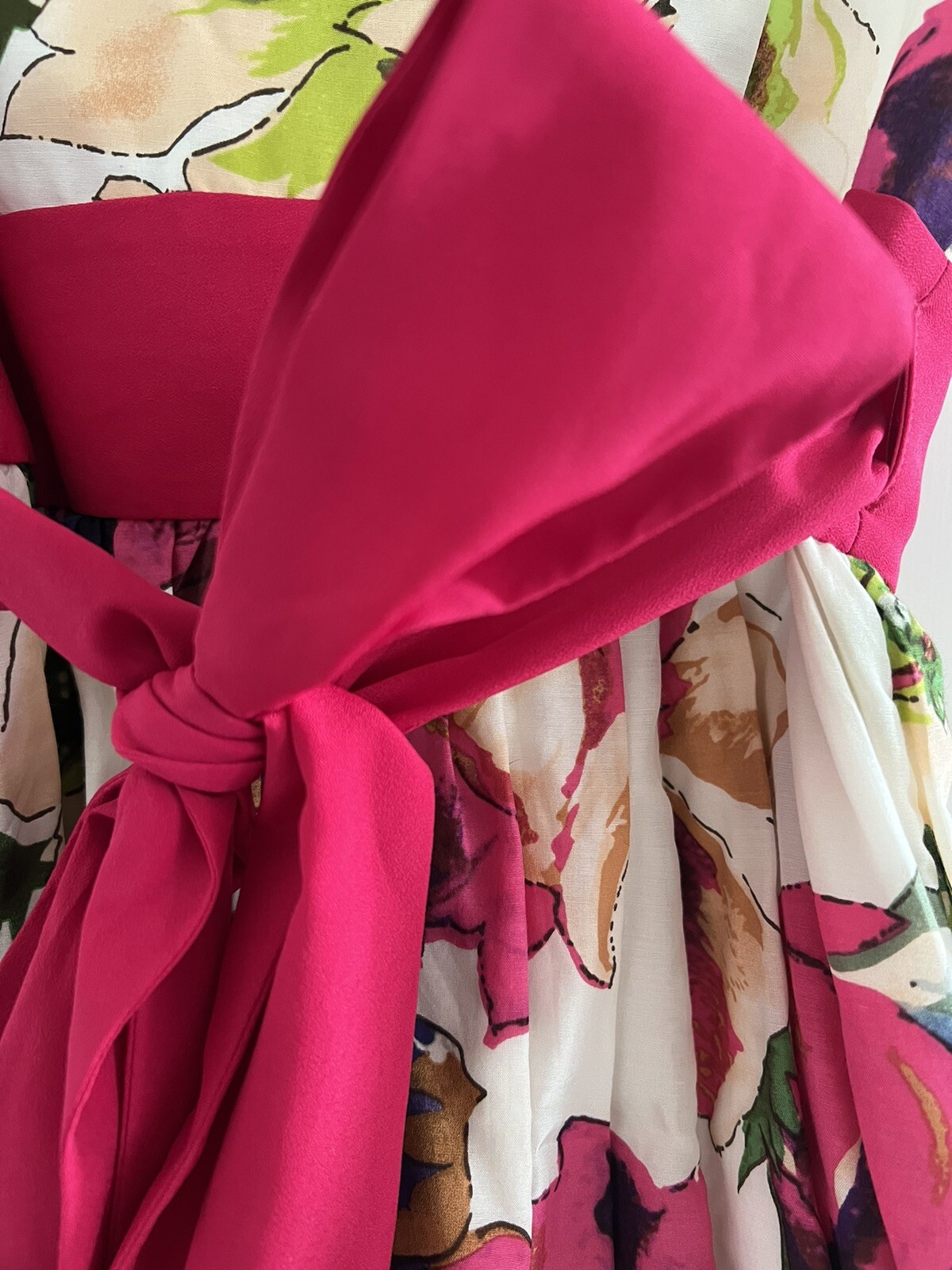 Ted Baker Floral Print Summer Dress Size 3 eBay