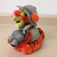 Disneyland Walt Disney World Safari Tigger Stuffed Plush Forest EUC 8  AR26