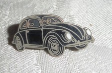 Vintage Black VW Beetle Pin