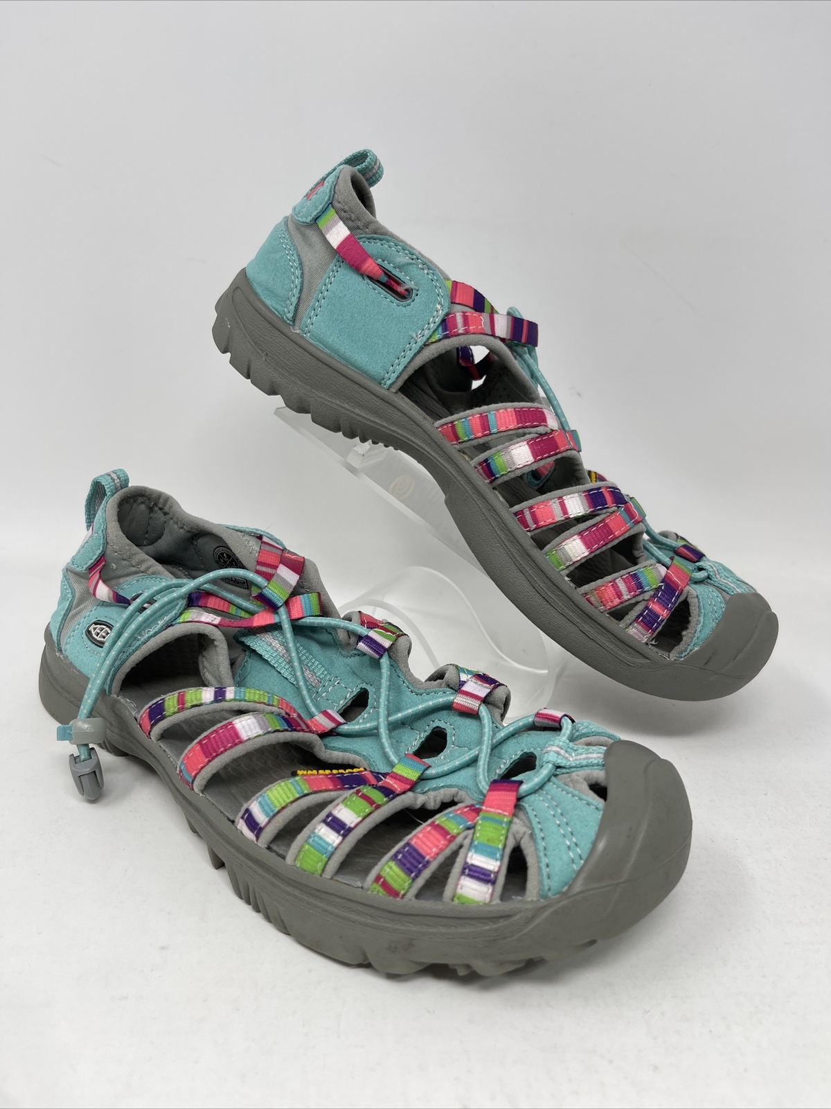 Sandali da trekking KEEN WHISPER donna turchese impermeabili all'aperto