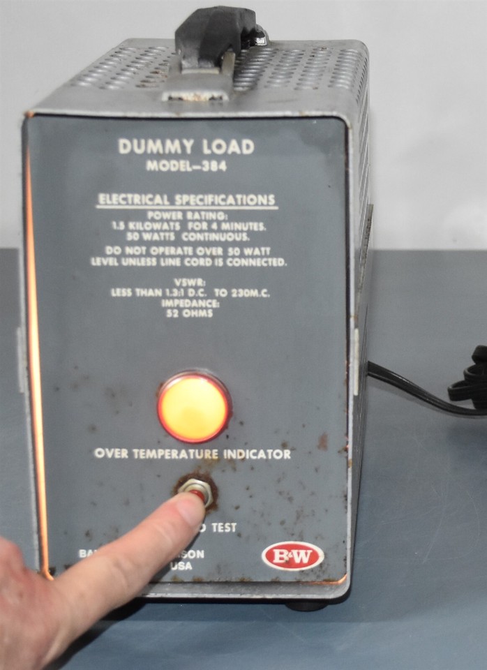 B&W 384 1.KW DUMMY LOAD eBay