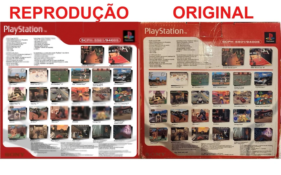 Playstation 1 SET BOX - Printable Art - Do Your Own Box - Image 3 of 3