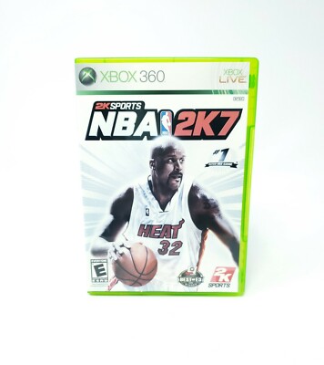 NBA 2K7 (Microsoft Xbox 360) Complete CIB 710425390609|
