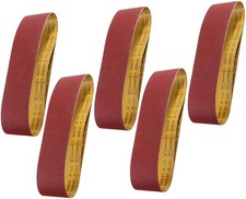 4 x 36 inch Aluminum Oxide Sanding Belts 80-400 Grit Belt Sander Paper 10-Pack
