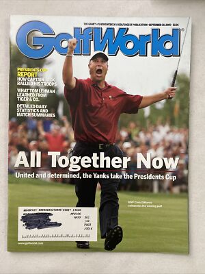 2005 September 30 Golf World Magazine, The Yanks Take The President Cup (CP226)