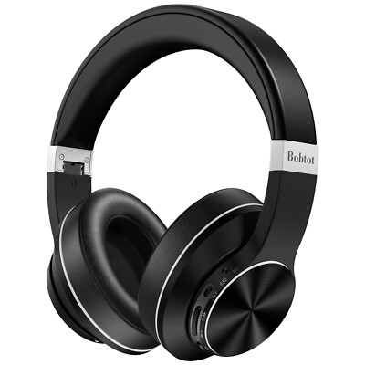 Headphones Over Ear Wireless Foldable Headsets Built-in Mic Hi-Fi Stereo Bass