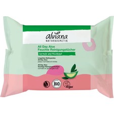 Organic Aloe Vera Cleansing Wipes, 25 pcs.