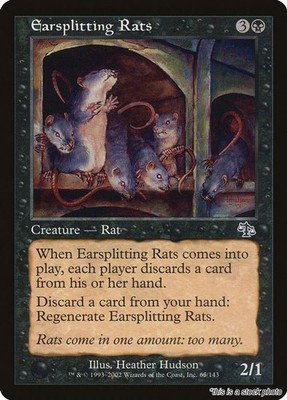 Magic the Gathering | Earsplitting Rats [JUD - 65]LP