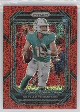 2022 Panini Prizm Rookies Red Sparkle Prizm Skylar Thompson #354 0xh3