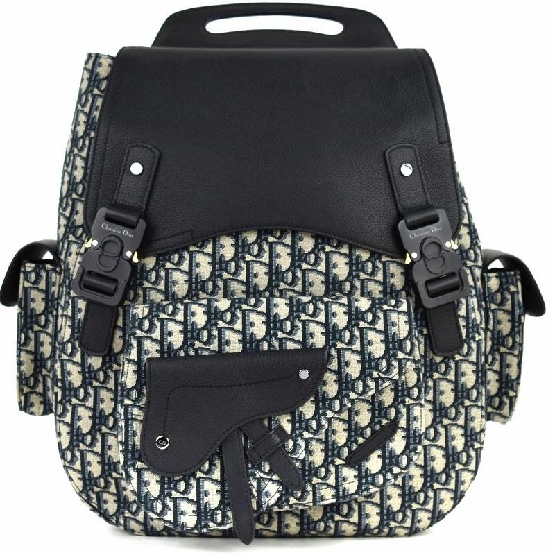 ys25 Dior Sac à Dos Homme Galop Maxi Selle Oblique Jacquard Cuir 1Adba164Yks