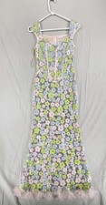 NWT NIKBK Pastel Sequin Floral Formal Dress Homecoming Prom WEDDING Sz Small