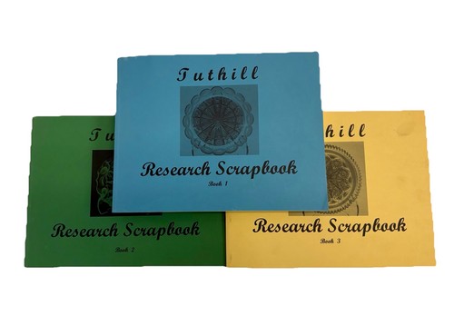 TUTHILL RESEARCH SCRAPBOOK ABP Cut Glass Reference Books 1-3 - Picture 2 of 4