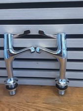 Bristan VAL2 HNK C CD Lever Chrome Plated High Neck kitchen Pillar Taps