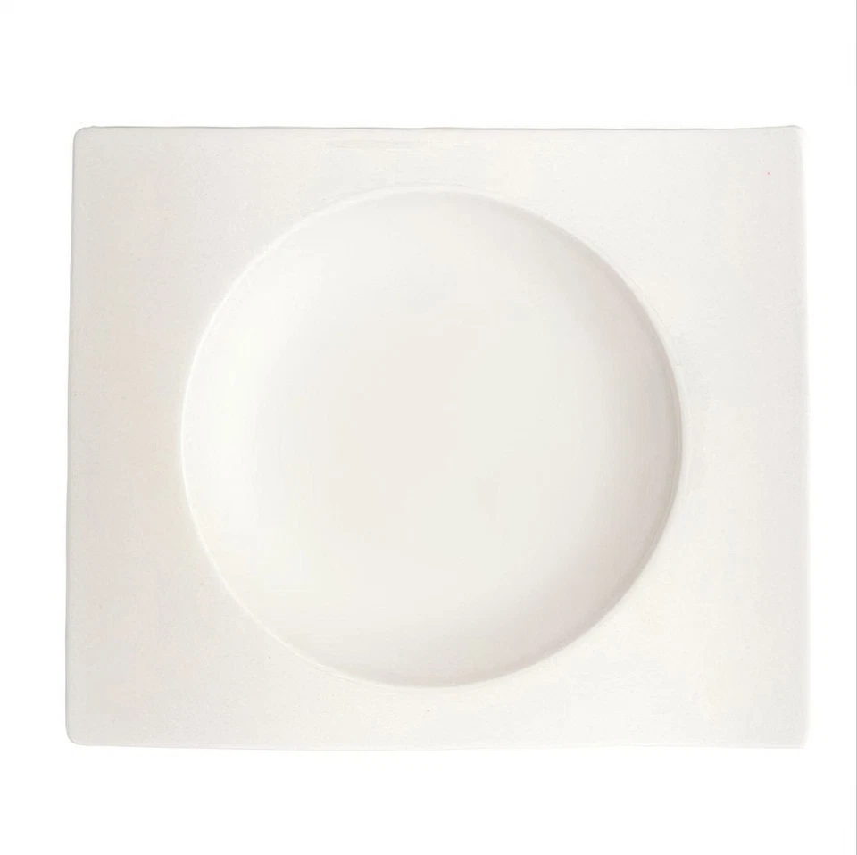 Villeroy & Boch NewWave Suppen Unterteller / tasse weiß Porzellan