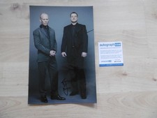 Erasure band "Andy Bell & Vince Clarke" autographs signed 20x30 cm photo ACOA