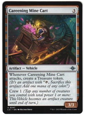 Careening Mine Cart 247 The Lost Caverns of Ixalan NM MTG