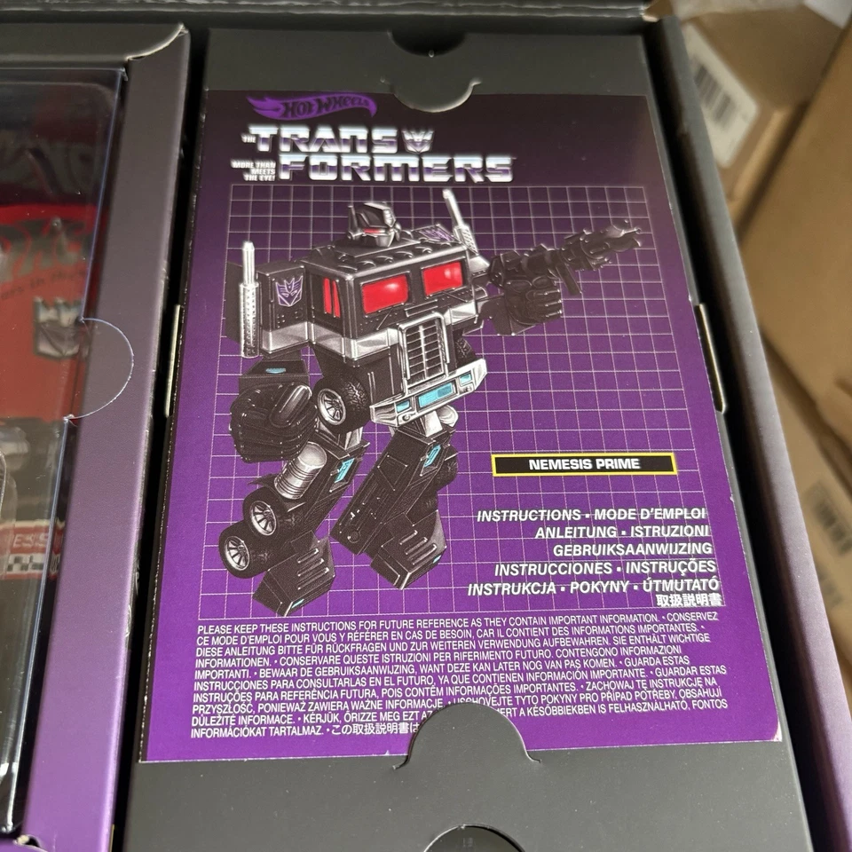 Hot Wheels Transformers Nemesis Prime IN HAND✅ - Immagine 3 di 4