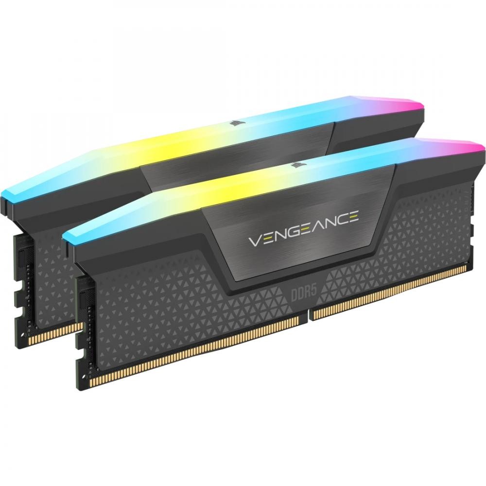 4072035 Corsair Corsair Vengeance RGB - DDR5 - Kit - 64 GB: 2 x 32 GB (CMH64GX5M
