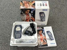 Nokia 3585i cell phone vintage + Original Box Paperwork / Charger ~ Tested