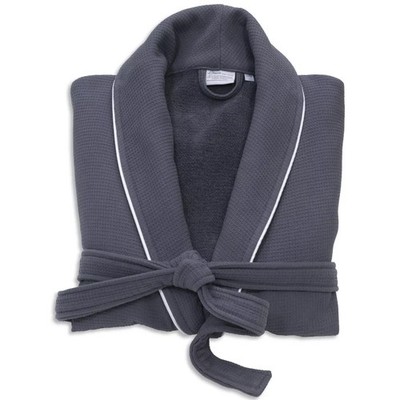 Waffle Terry Solid Bathrobe - Linum Home Textiles