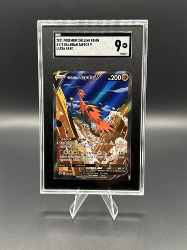 Galarian Zapdos V graded SGC 9 for sale on eBay