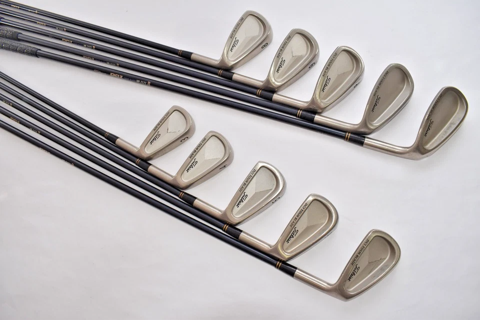 10pcs Titleist DCI Tour Blade 3-4-5-6-7-8-9-P-S-W Iron Set Flex Regular RH Japan - Image 3 of 4