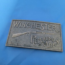 Vintage WINCHESTER Repeating Arms Belt Buckle New Haven Conn.