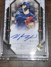2024 Topps Wyatt Langford RC Topps Certified Autograph Rookie Card 3/25 Gold SSP