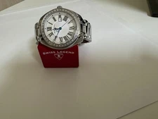 Ladies Swiss Legend The Estate genuine Diamond bezel watch 35mm