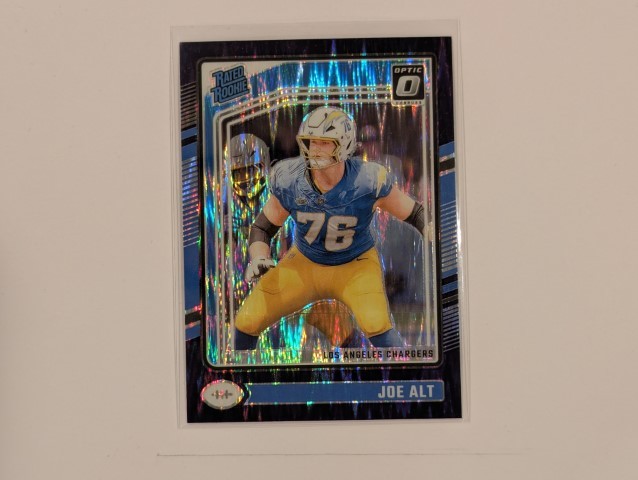 2024 Donruss Optic JOE ALT #254 Rated Rookie RC Purple Shock