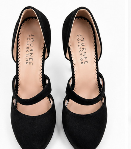 Journee Collection Black Stiletto Heels