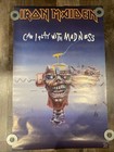 Vintage Iron Maiden Poster Can I Play With Madness Original 1988 Funky Eddie
